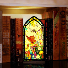 The Whimsical Garden Fairy Book Nook with Candle Glow