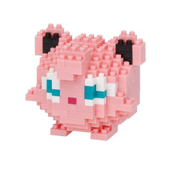 A pink, pixelated character resembling a pixelated animal or character from a video game.