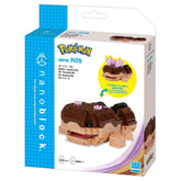 DIY nano building block kit box with brown-and-cream Clodsire model preview