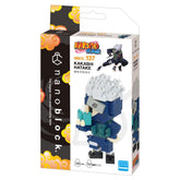 Character nano building blocks kit box with Kakashi Hatake figure and parts