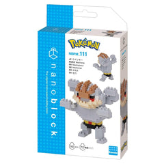 a Pokemon-themed packaging for a Nanoblock set.