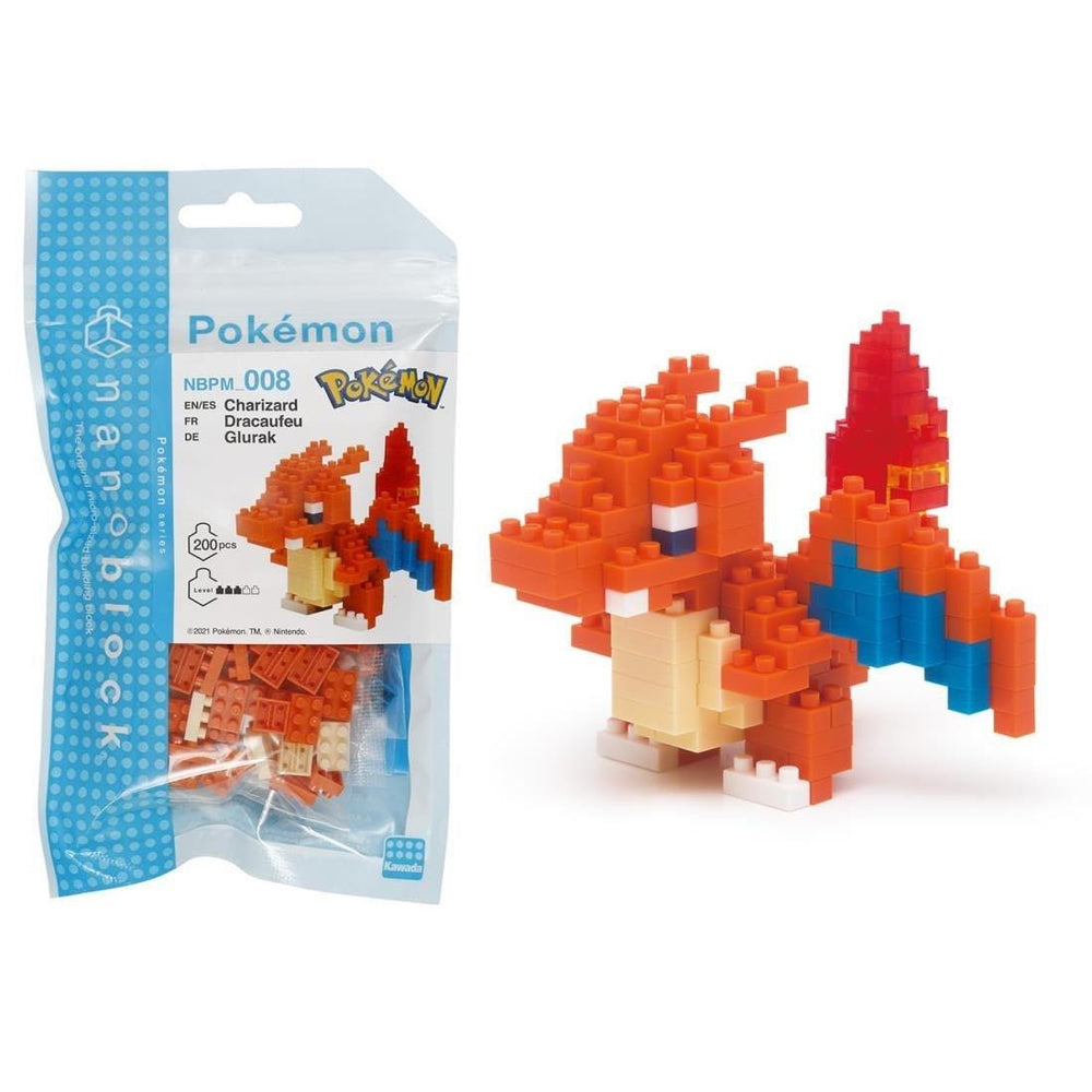 a Pokemon-themed packaging and a Pokemon-themed brick model.