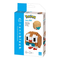a Pokemon-themed packaging for a Nanoblock set.