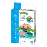 DIY nano building blocks kit box with multicolor Pokémon-style figure