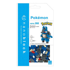 The image is a packaging for a Pokemon-themed building block set.