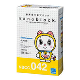Nano building blocks kit box with cute Doraemon character graphic, labeled NBCC042