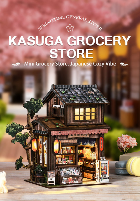 Kasuga Grocery Store - DIY Miniature Japanese Store Kit