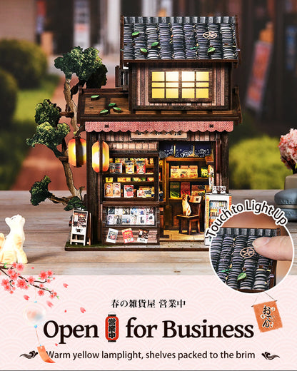 Kasuga Grocery Store - DIY Miniature Japanese Store Kit