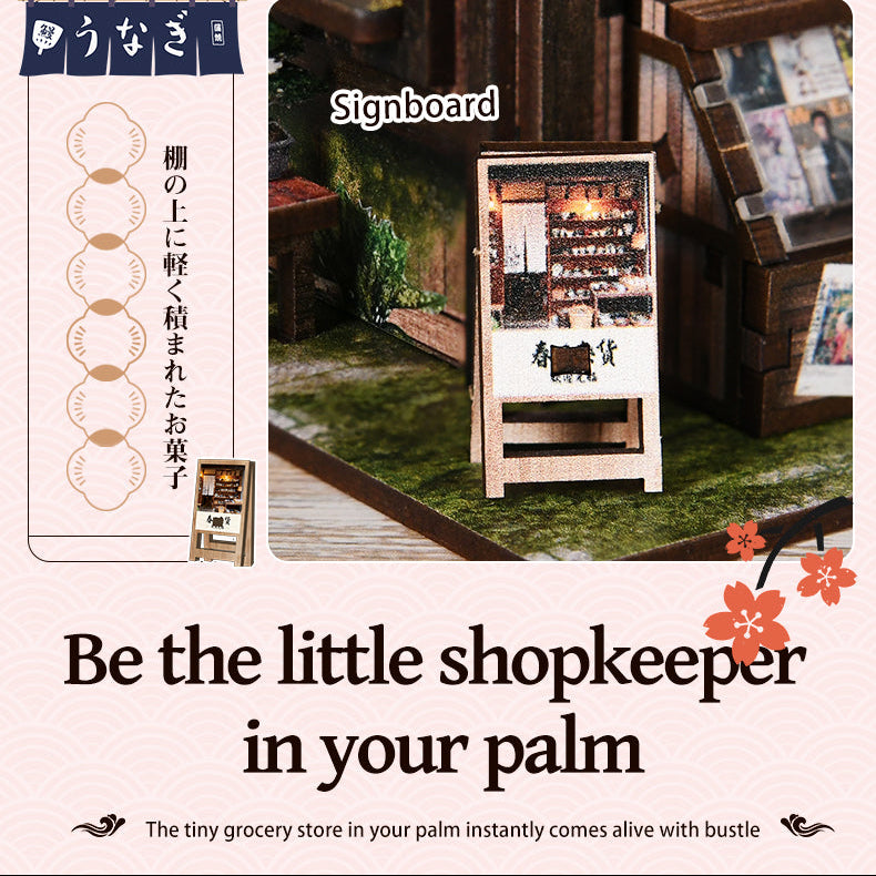 Kasuga Grocery Store - DIY Miniature Japanese Store Kit