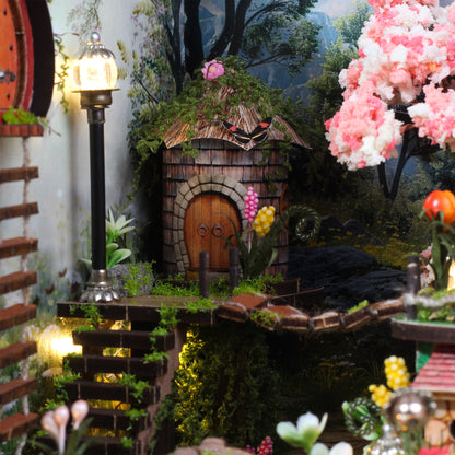 DIY Miniature Wooden Kit - Whispering Woods (Secret Forest Cabin, Nature Diorama)