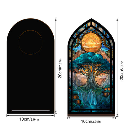 The Tree of Life Book Nook with Candle Glow