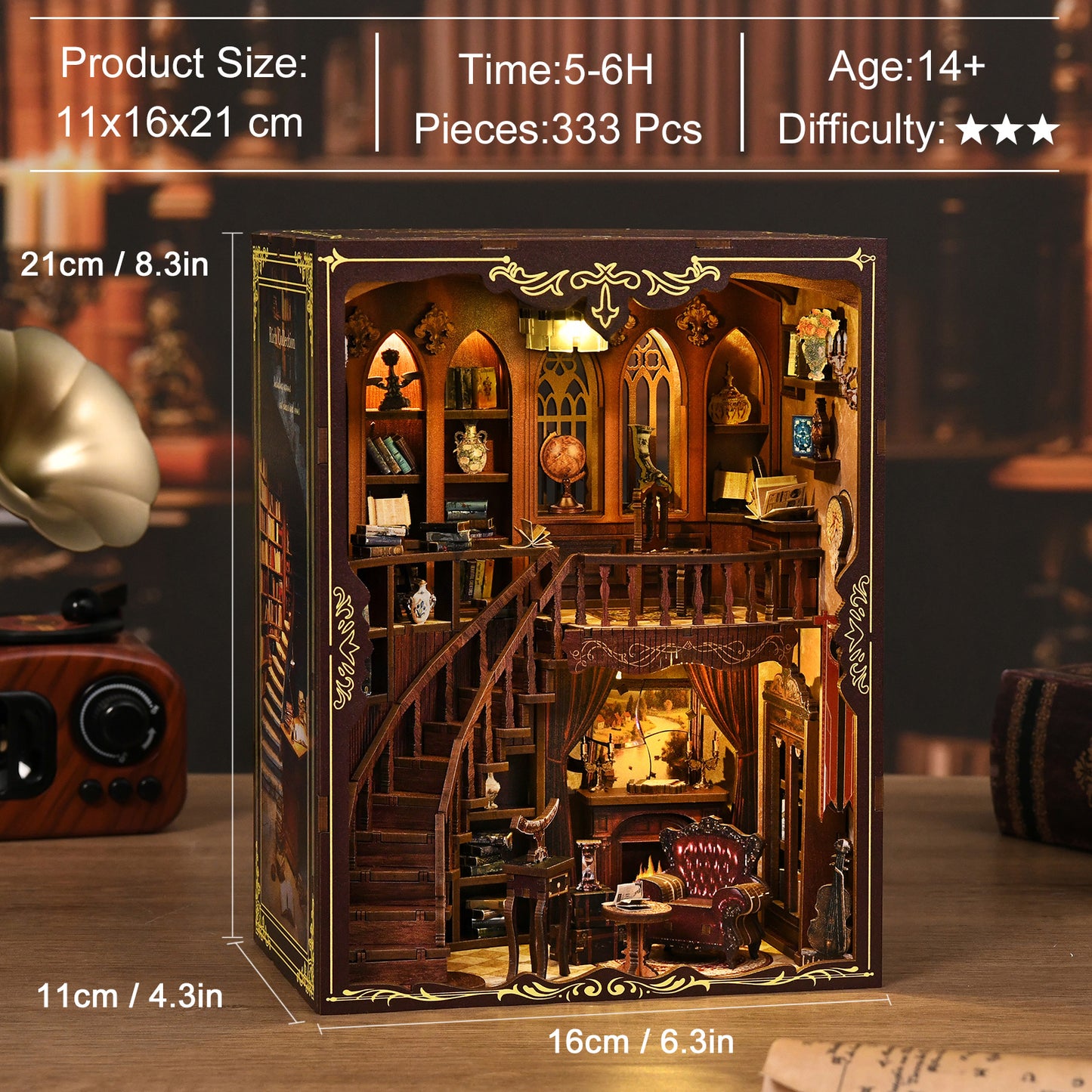 Ancient Rhyme Library - DIY Miniatures Kit