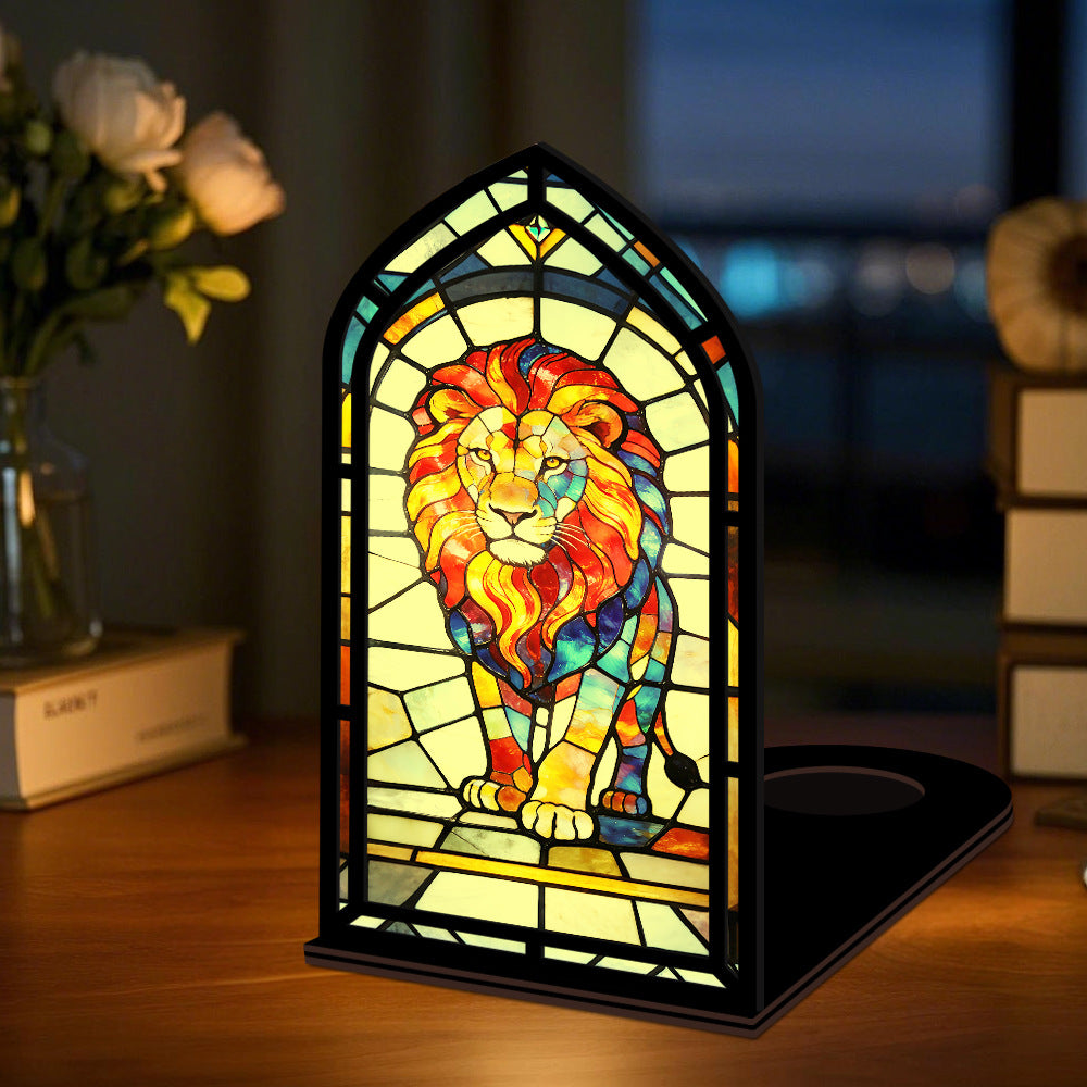 The Regal Lion Guard Book Nook with Candle Glow