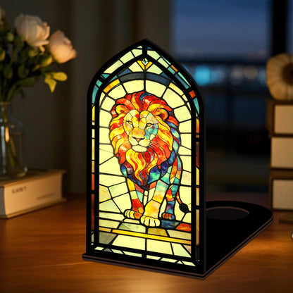 The Regal Lion Guard Book Nook with Candle Glow