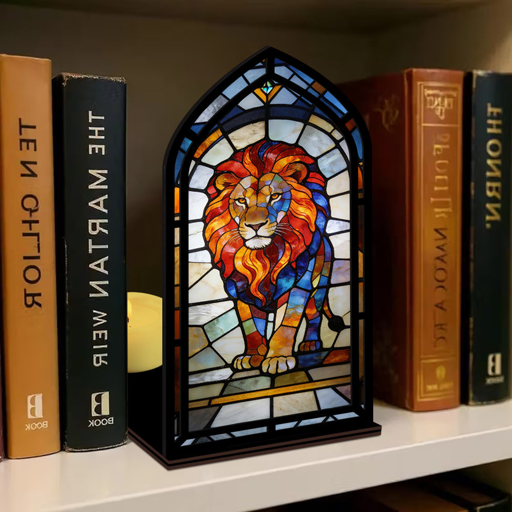 The Regal Lion Guard Book Nook with Candle Glow
