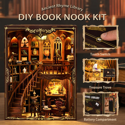 Ancient Rhyme Library - DIY Miniatures Kit