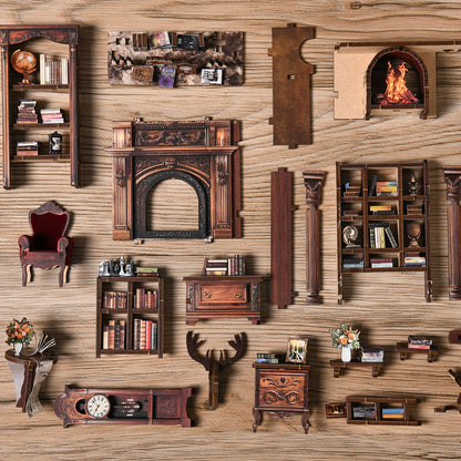 Twilight Library - DIY Miniatures Kit