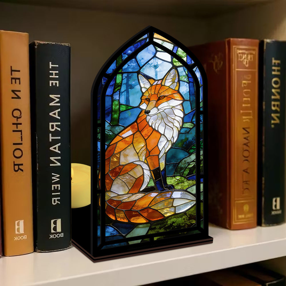 The Forest Guardian | Red Fox in Woods Book Nook