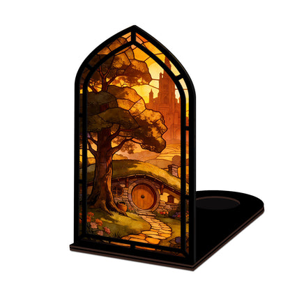 The Golden Homecoming | Sunset Hobbit Home Book Nook
