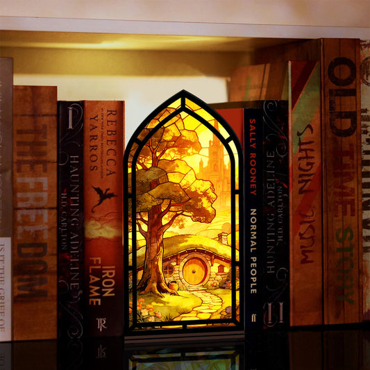 The Golden Homecoming | Sunset Hobbit Home Book Nook
