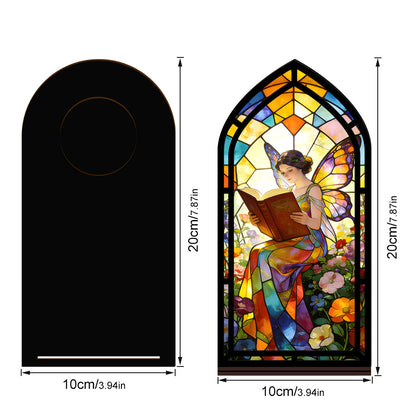 The Whimsical Garden Fairy Book Nook with Candle Glow