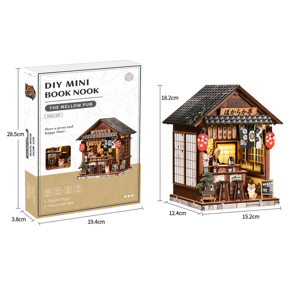 The Mellow Pub DIY Miniatures Kit - Cozy Japanese Bookend – The