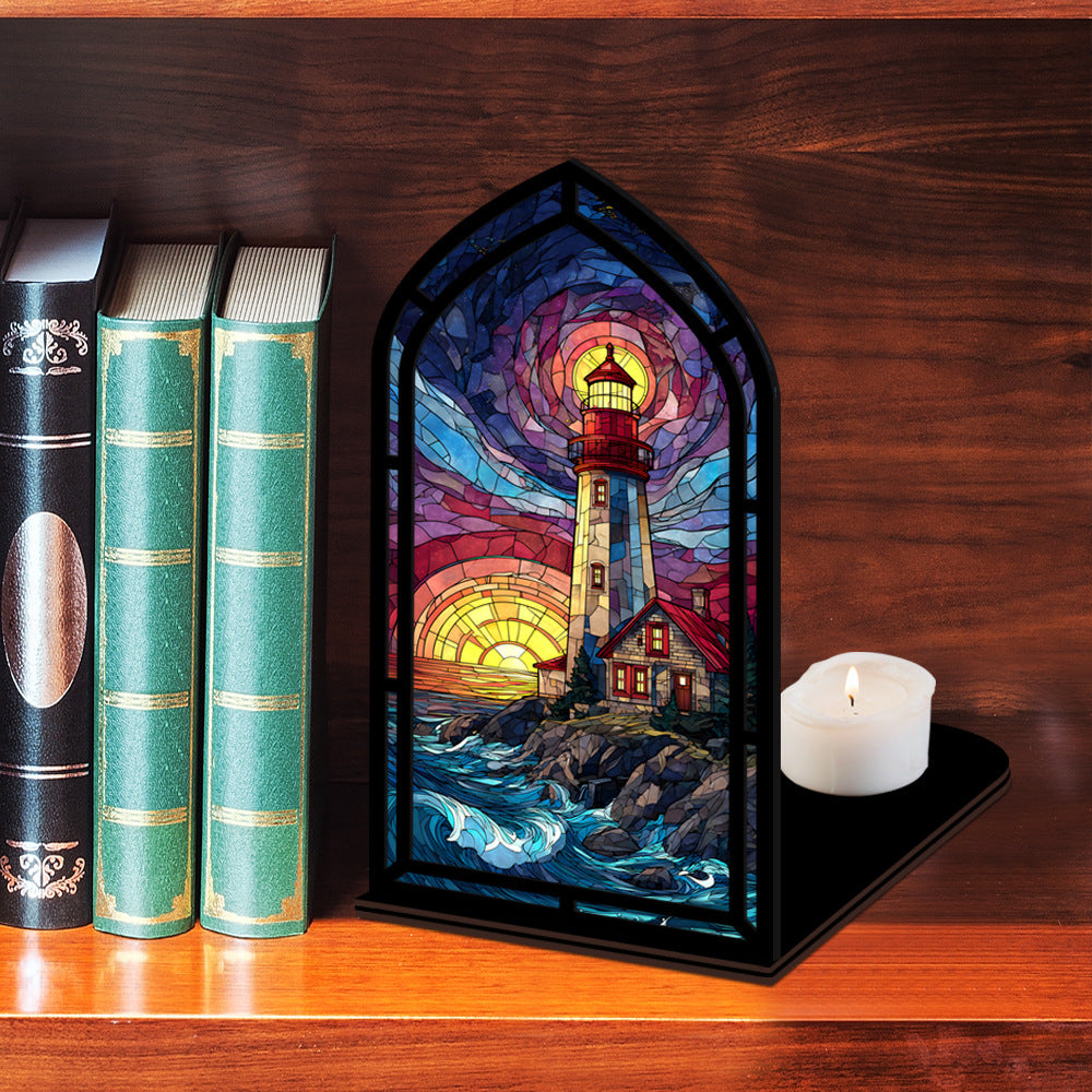 The Guiding Light Coastal Lighthouse Book Nook