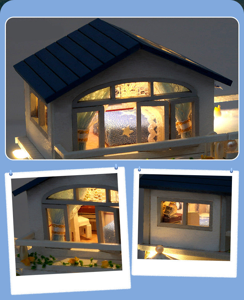 Garden Style DIY Miniature House (Mini Waltz, Elegant and Romantic Room Model Craft Gift)