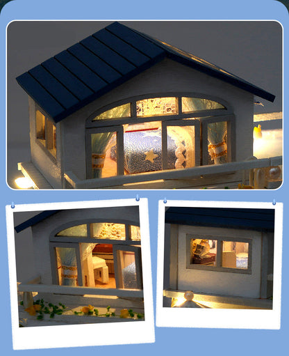 Garden Style DIY Miniature House (Mini Waltz, Elegant and Romantic Room Model Craft Gift)