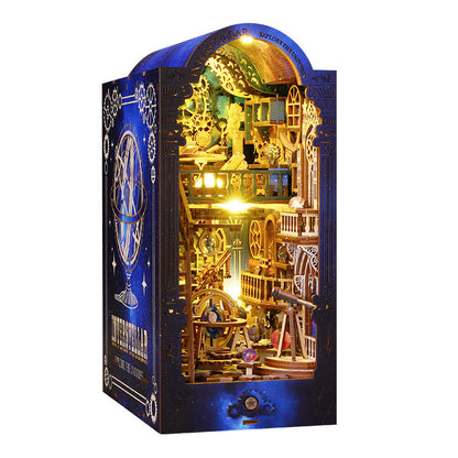 Interstellar Style Book Nook Kit (Galaxy Space Wooden DIY Craft Gifts)