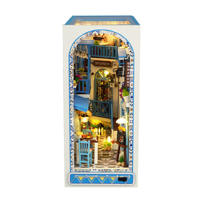 Greek Style DIY Book Nook Kit (Sea Breeze, Coastal Ocean Scene, Graft Gift)