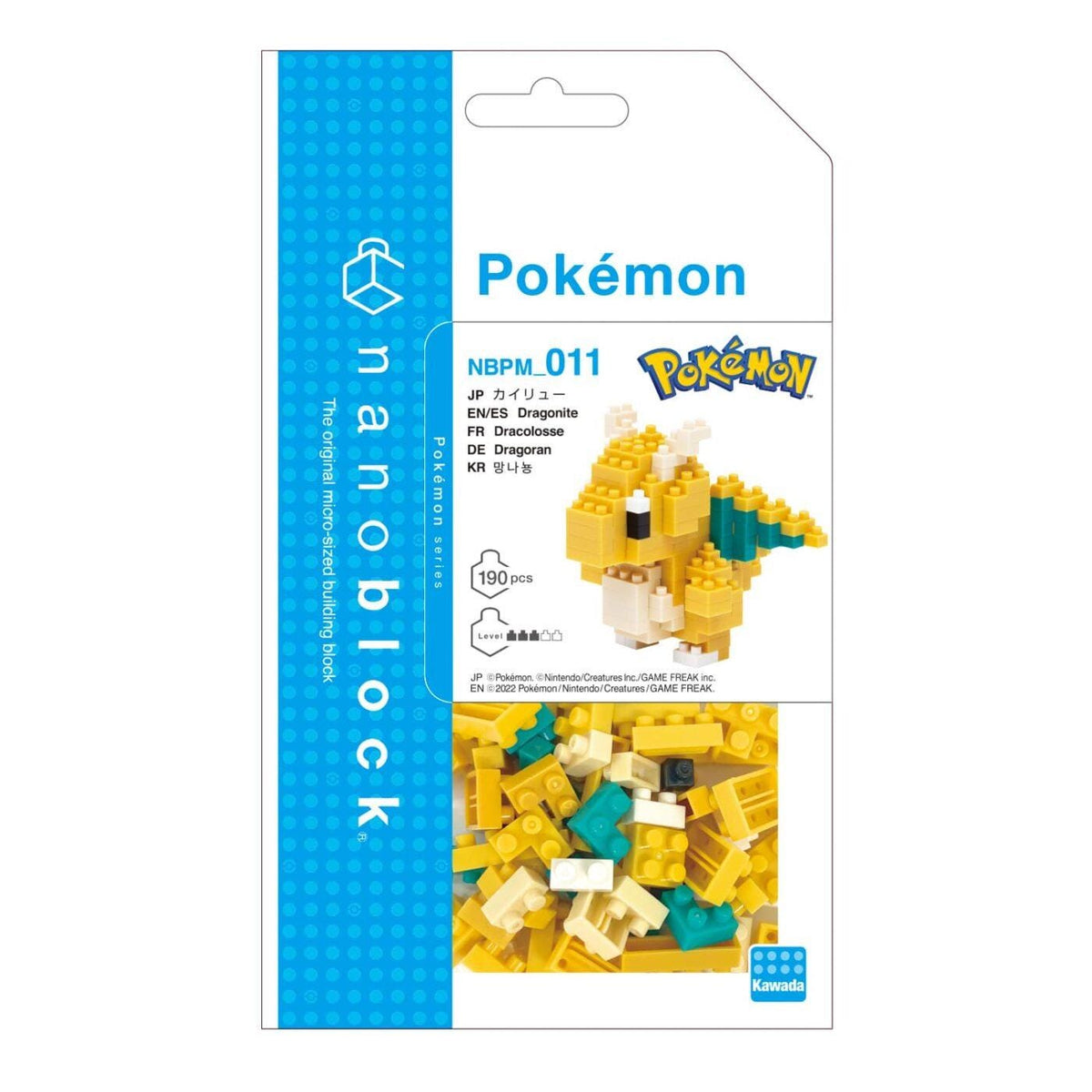 Pokémon Kairyu DIY nano building blocks kit retail box