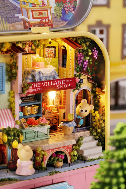 DIY Miniatures Craft Kit: Lucky Market - Tiny Shop (Gift for Craft Lovers)