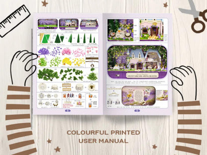 DIY Miniatures Craft Kit: Roaming in Paris - Tiny Travel Scene with Display Stand (Craft Gift)