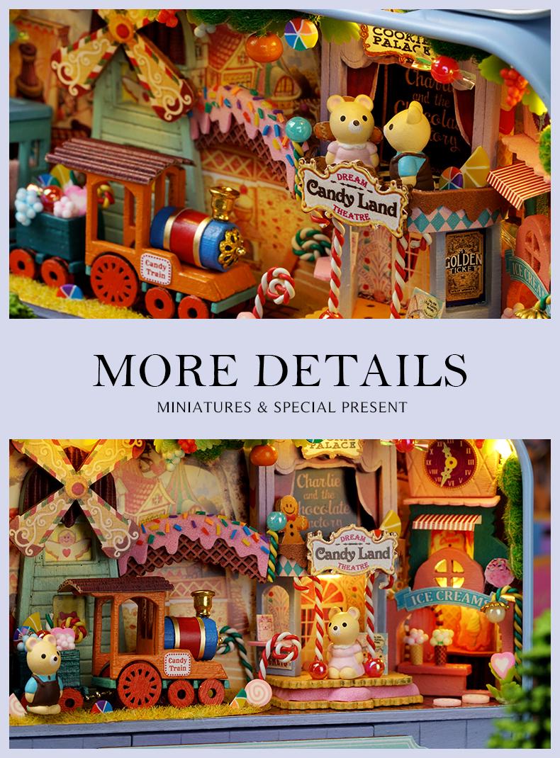 DIY Miniatures Craft Kit: Lucky Market - Tiny Shop (Gift for Craft Lovers)