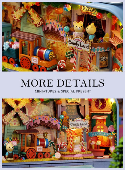 DIY Miniatures Craft Kit: Lucky Market - Tiny Shop (Gift for Craft Lovers)