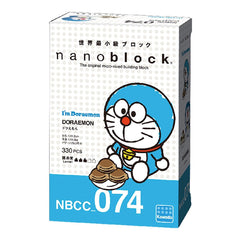 The image is a box containing a Doraemon-themed building block set.