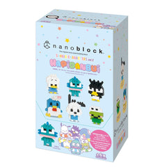 The image is a box containing a collection of colorful, pixelated character building blocks.