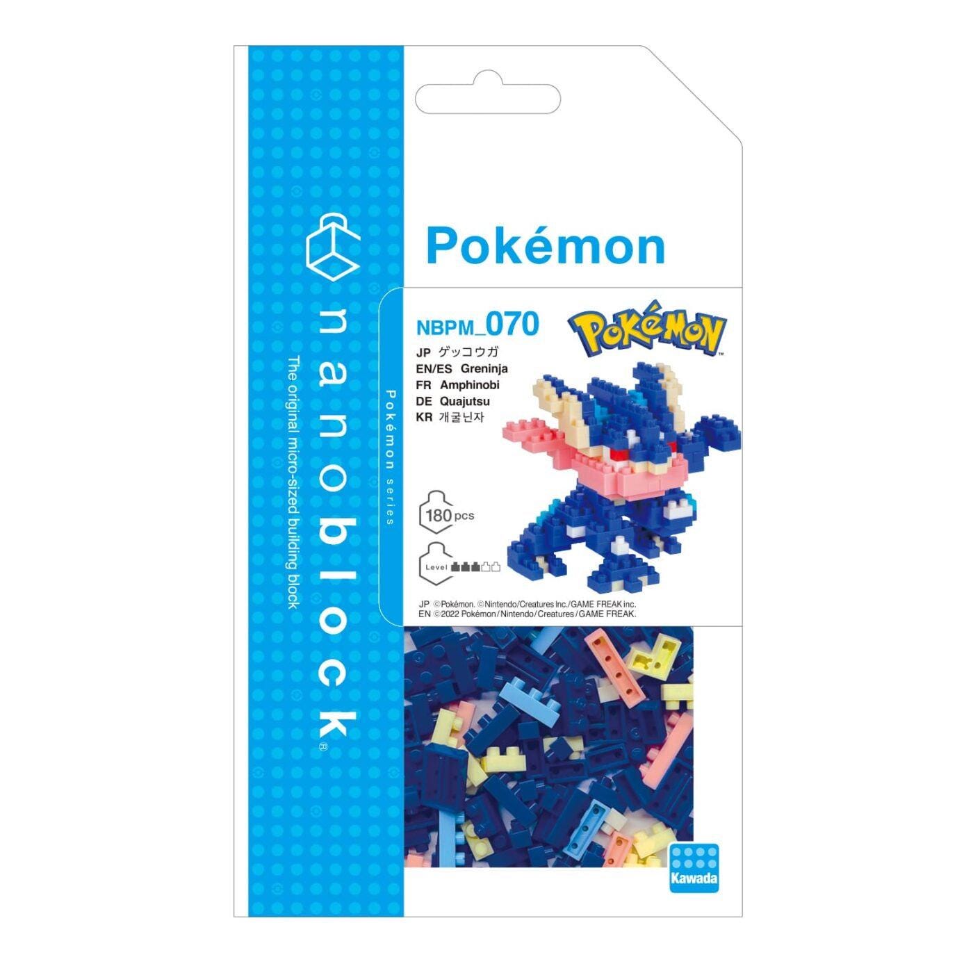 The image is a packaging for a Pokemon-themed microblock set, specifically the Pokémon microblock set.