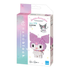 a packaging box for a Nanoblock KUROMI character.