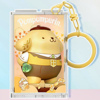 Sanrio DIY Blind Box Building Blocks Key Chain -  Hello Kitty, Kuromi, Hangyodon, Pochacco, Pompompurin, Cinnamoroll | Kawaii Room Decor