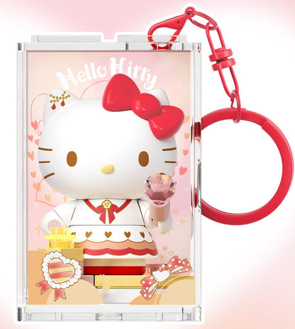 Sanrio DIY Blind Box Building Blocks Key Chain -  Hello Kitty, Kuromi, Hangyodon, Pochacco, Pompompurin, Cinnamoroll | Kawaii Room Decor